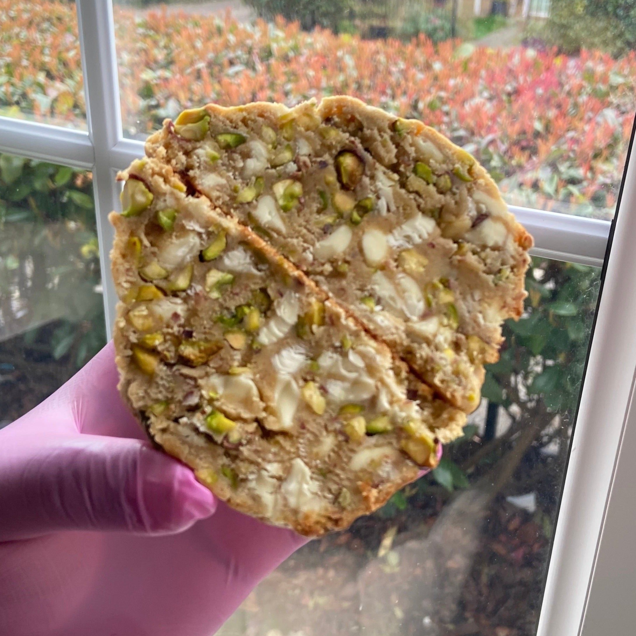 Pistachio White Chocolate Cookie