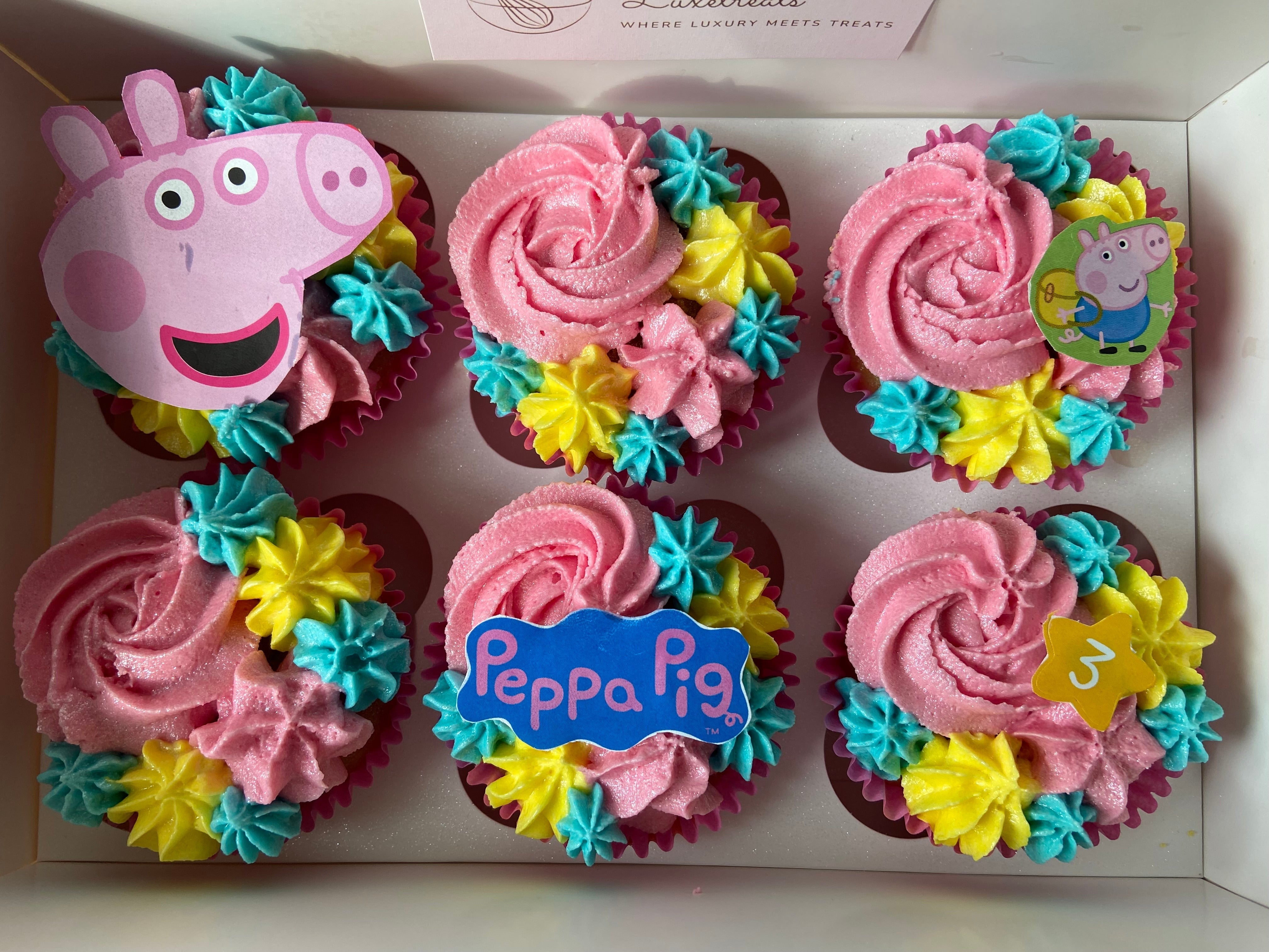 Peppa Pig Cupcakes