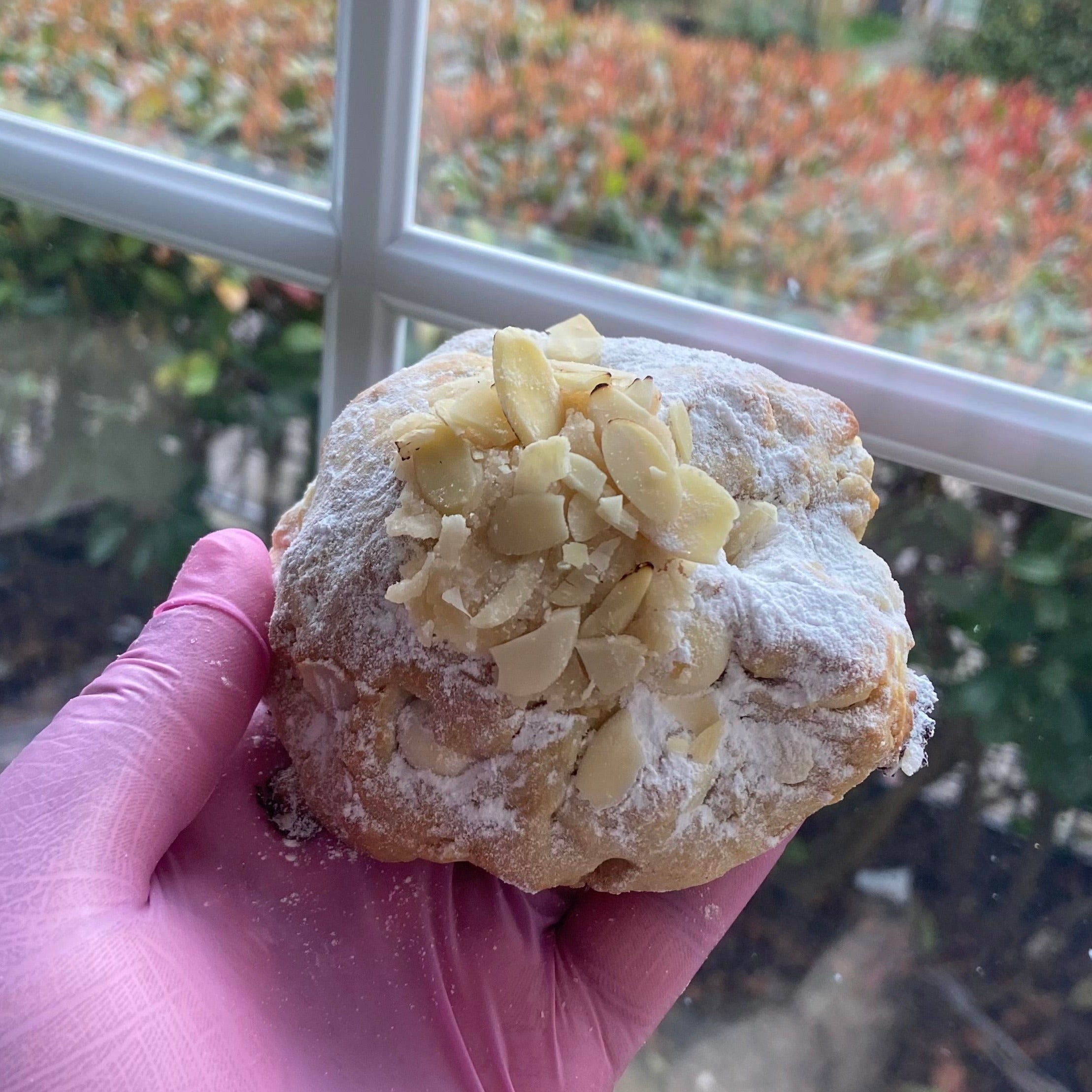 Almond Croissant Stuffed Cookie