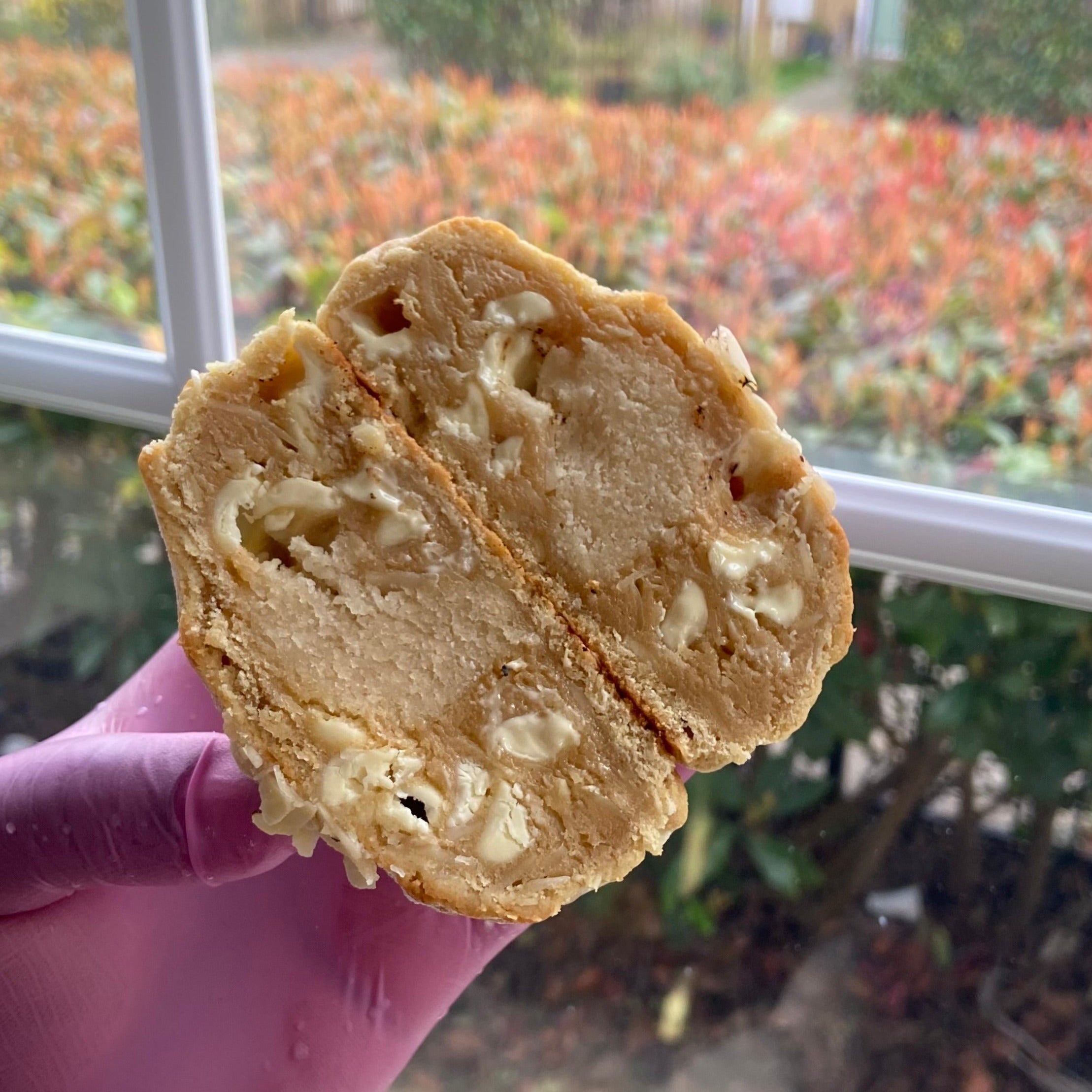 Almond Croissant Stuffed Cookie