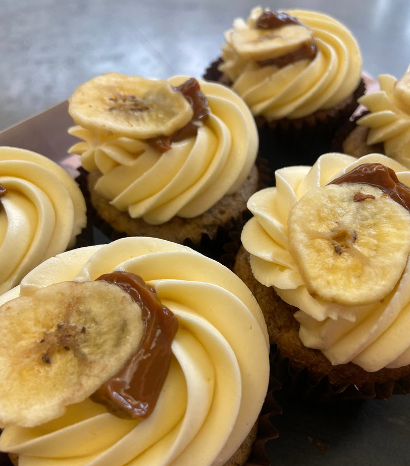 Banoffee Dulce de Leche Cupcakes
